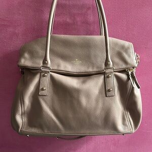 Kate Spade Tan Tote Bag with Sophisticated Style